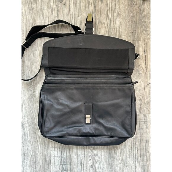 COACH F70098 Black Business Beekman Messenger Briefcase Laptop Bag - Picture 3 of 16